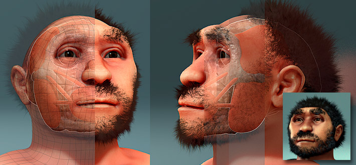 Reconstruction of "Peking Man"
