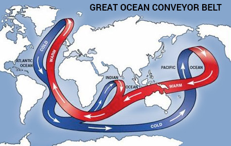 map of the great ocean conveyor belt