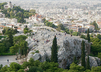 The Areopagus from above