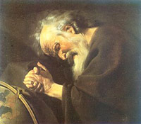 A painting of Heraclitus.