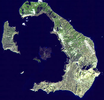 Thera from space