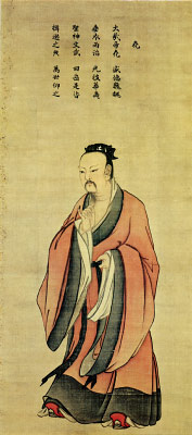 Chinese Painting of Emperor Yao