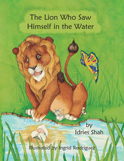 Cover for the book The Lion Who Saw Himself in the Water from Hoopoe Books