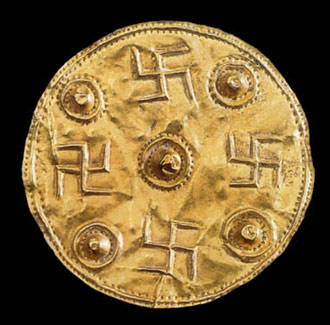Greek gold disk 