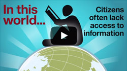 UN: Right to press freedom and information video