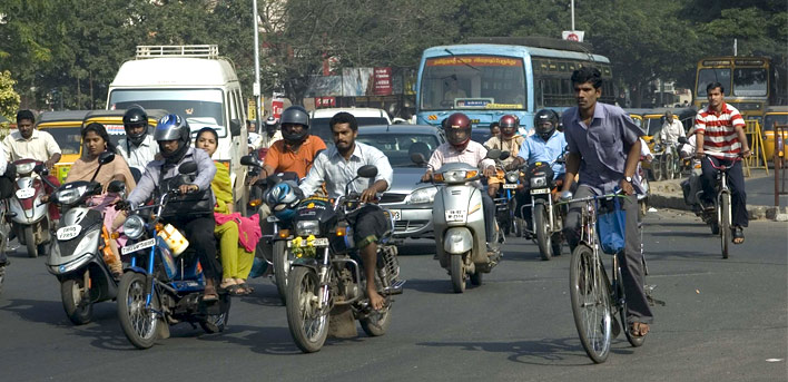 Traffic in Chennai