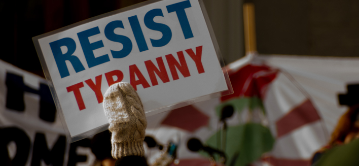 By Marc Nozell from Merrimack, New Hampshire, USA - Resist Tyranny, CC BY 2.0, https://commons.wikimedia.org/w/index.php?curid=79412355