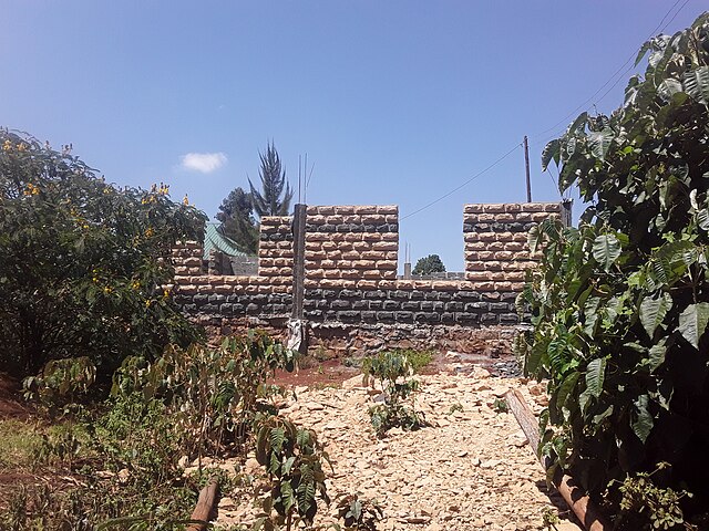 unfinished house in Kenya