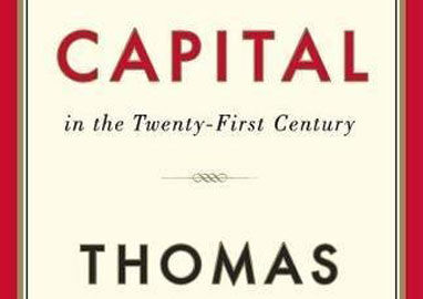 The front cover of Thomas Piketty's book 'Capital in the Twenty-First Century.'