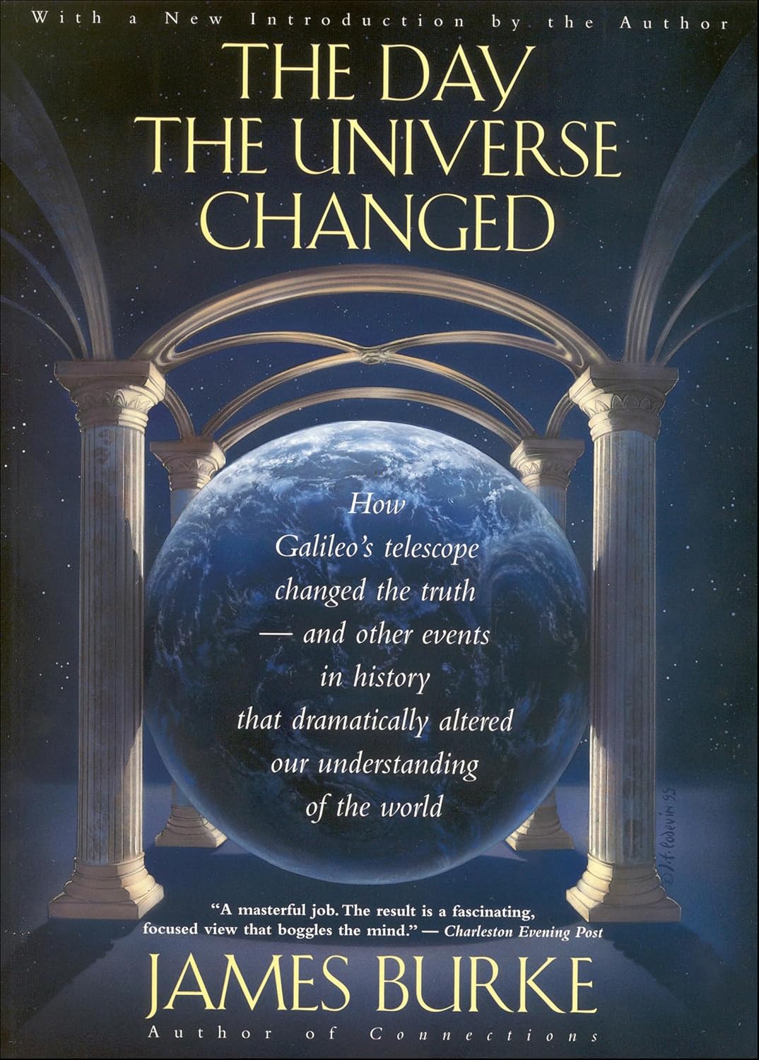 The front cover of James Burke's book, 'The Day the Universe Changed.'