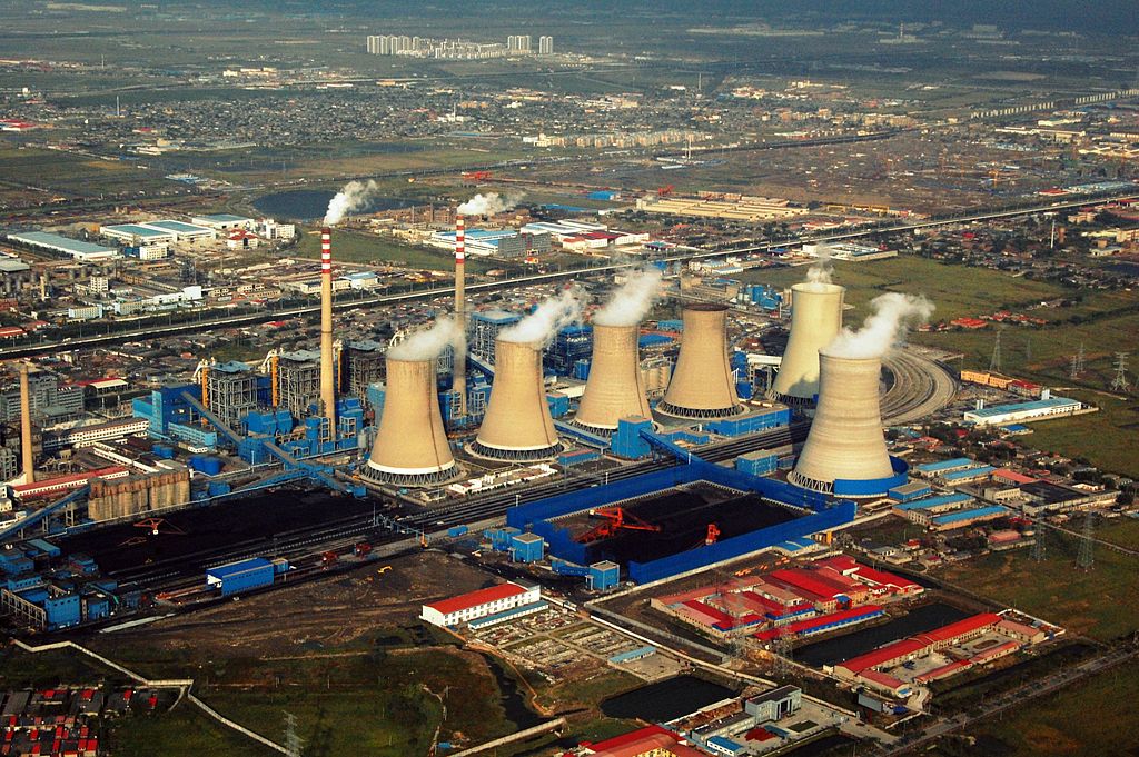 A coal-fired energy plant in Tianjin, China.