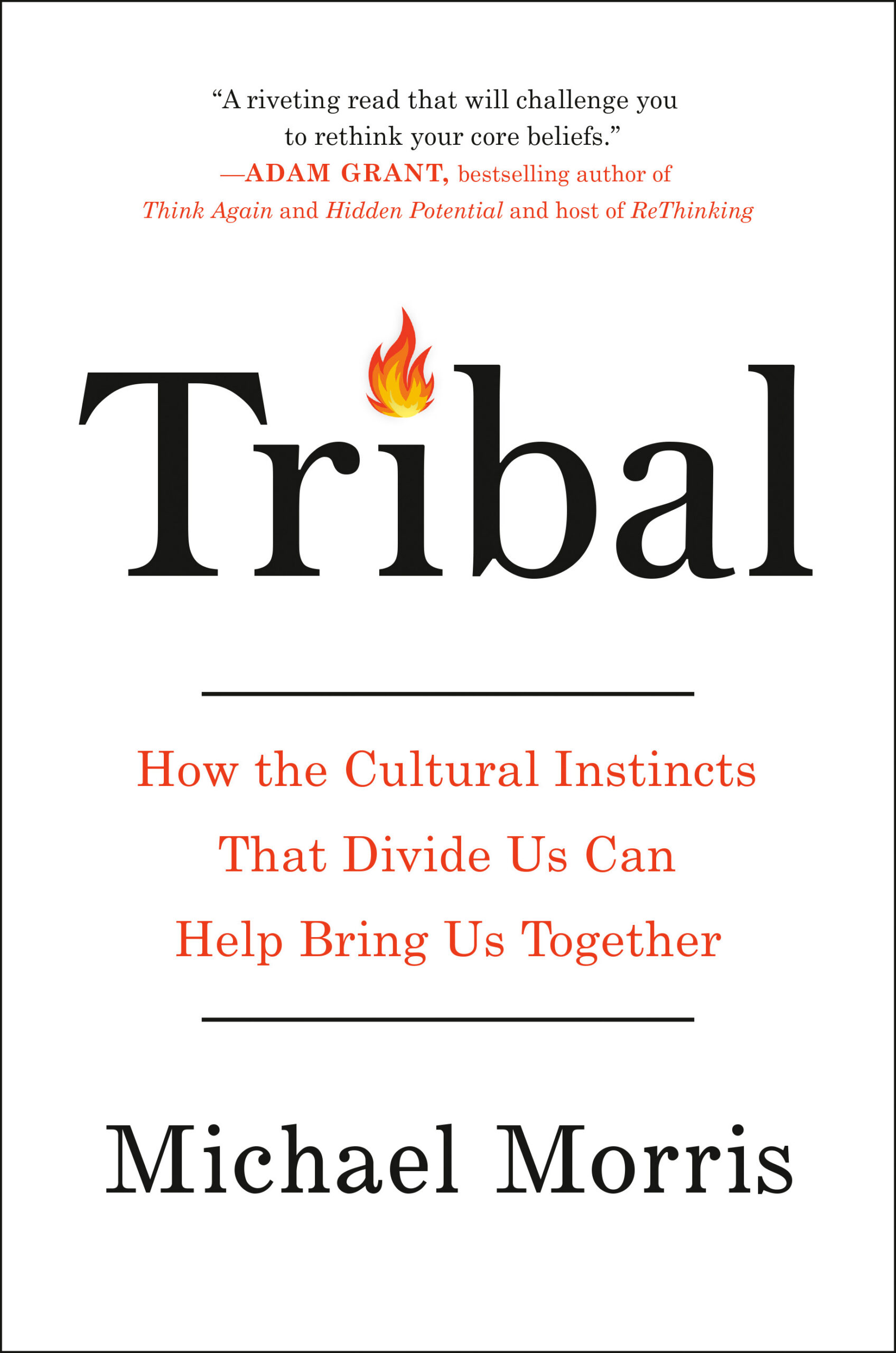 The front cover of Michael Morris's book entitled 'Tribal.'